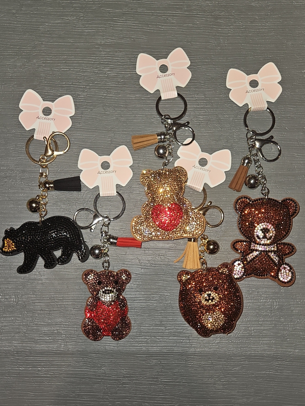 Bear Keychains Nwt